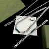 Dames Designer Set Sieraden Mode Luxe Ketting Ring Hanger Set Bruiloft Valentijnsdag Geschenkdoos