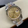 Luxury men's watch 41mm designer women's automatic mechanical watch 36mm gold dial calendar stainless steel strap waterproof sapphire Montre de Luxe couple watch