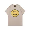 Designer Mens T-shirts Trendy Brand Drew Basic Smiley Face Imprimé T-shirt à manches courtes Casual Chemise à fond lâche pour hommes et femmes Top Qualité Mode 530