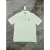 Casablanca Designer Col Polo Perle Boutonnée Chemise Tricotée À Manches Courtes T-Shirts Hauts Casablanc Tees