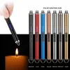 Latest Electric Lighter igniter USB Rechargeable Ignition Lighters Single Arc Spark per Charge BBQ Outdoor Windproof 7 Colors Smoking Tool