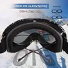 Kayak Goggles Büyük küresel gözlükler kar gözlükleri kartı miyopi gözlükleri/hx20 çift bok önleyici pf