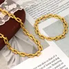 Nuova collana a catena in acciaio al titanio per accessorio minimalista da donna con catena a clavicola in acciaio inossidabile hip-hop Instagram di nicchia YS176