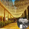 Strings LED lampy sznurkowe świąteczne Świąteczne bajki lampa uliczna na zewnątrz dom na przyjęcie weselne ogród dekoracja 286b
