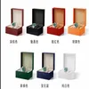 Najwyższej jakości 7 kolorów pudełka zegarkowe pudełka prezentowe etykiety i dokumenty karty broszury w języku angielskim SWISS252E