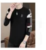 Herrtröjor Designer New Herr Classic Casual Tröja Men Spring Autumn Clothing Top Knitting Shirt Outwear Warm Clothing