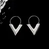 designer stud jewelry vshaped ladies european and american gold vintage geometric earrings fashion