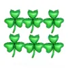 Party Decoration 10sts Green Clover St Patrick's Day Decorations Shamrock Irish Wedding Home Decor Supplies185R