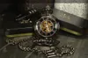 Zegarki kieszonkowe Antique 1pcs/działki steampunk puste 4,5 cm wiatr rana mechaniczna zegarek kieszonkowy czarny dla męskiego szyjka szkielet ślubny 231208