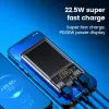 20000 мАч Power Bank 22,5 Вт Тип C Быстрая зарядка Портативный Powerbank 10 000 мАч Прозрачное мини-зарядное устройство bateria externa carga Rapida