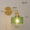 Vägglampor iwhd nordisk modern kopparlampa sconce switch gröna glas japan stil badrum spegel trappa ljus wandlamp applikation mura219w