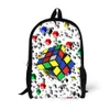 Magic Cube Printing School Tassen voor kinderen Mochila Stijlvolle Book Bags Tiener Girls Bookbag Kids Schoolbagsumka299m