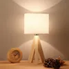 LED Table Lamp Wooden Bed Lamp Bedside Home Deco For Living Room Bedroom Lamparas De Mesa Para El Dormitorio Classic3297