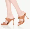 Summer Luxury Twist Sandal Pump Shoes Open Toe Slingback Woman Party Wedding Dress Luxury Lady High Heels EU35-43