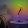 Table Lamps 110-240V RGB LED Desk Lamp Remote Control Bedside Night Light Modern Reading Atmosphere Bedroom Home Decor Lighting276L