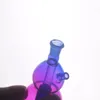 Vente chaude Rainbow Mini verre brûleur à mazout Bong conduites d'eau avec Matrix Perc Double Snuff Sniffer Hookah Recycler Dab Bongs pour fumer avec tuyau de brûleur à mazout en verre mâle