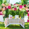 81-teiliges tropisches Party-Luftballon-Bogen-Girlanden-Dekorationsset, rosafarbenes Gold, weiße Luftballons für Hawaii-Geburtstag, Hochzeit, F1230296y