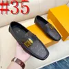 40model Neue Herren-Luxus-Designer-Loafer-Schuhe, Kleid, braune Slip-On-Flache Schuhe, handgefertigte Geschäfts-Fahrschuhe, Hochzeit, Herren-Schuhe, Party-Mocasines