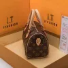 Hot Luxurys Borsa a tracolla da donna Classic Designer Borsa da donna di moda Borse a tracolla Lady Totes borse Speedy con tracolla con serratura a chiave Borsa per la polvere 01