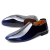 Gai Gai Gai Misalwa Patent Deri Resmi Ayakkabı Moda Parlak Daireler Yaz İtalyan Elbise Ayakkabıları Erkekler Loafers Petite Boyut 231208