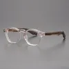 Lunettes de soleil de mode Cadres Jacqus Vintage Lunettes optiques pour hommes Série ZEPHIRIN Fabriqué à la main au Japon Tortue Acétate Myopie Eyegla237i