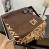 Fashion Brand Designer Fashion Exhibition Double Sided Cashmere Scarf For men Luxury Classic Letter F For Women Fringe Long Scarf Shawl Autumn Must-have