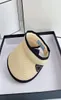 Designer Caps Hüte Sommer Visier Leere Top Casquette Baseball Kappe Herren Frauen Hut Street Fashion Luxus Eimer Hut 2203252D3895790