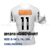 ヴィンテージクラシックレトロサッカージャージNeymar JR 2012 2013 Santos Football Shirt 12 13 Kit Camiseta de Futbol Top