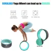 Cercles de yoga Roue de yoga TPE Cercle de roue de rouleau de colonne vertébrale de yoga antidérapant pour soulager les maux de dos et améliorer l'entraînement de flexibilité des backbends 231208