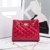 New Arrivals Ladies Pu Mini Bags Designer Jelly Handbags Novelty Embroidery Small Chain Trendy Purses for Women