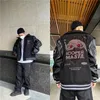 Giacche da uomo Street Gothic Ricamato Giacche e cappotti Uomo Y2K Harajuku Style Giacca da baseball Hip Hop Punk High Street Giacche 231208