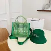 De draagtas dames handtas pvc jelly tas grote capaciteit handtassen messenger fashion bag1860