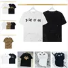 Nuova T-shirt da uomo firmata petto oro lettera logo digitale spray diretto moda uomo e donna con la stessa felpa oversize a maniche corte pullover in cotone 3xl