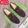 Top Mens Luxuries G Ace Dress Shoes Black Brown Suede Leather Casual Loafers Men Slip on Pointed Oxford Size 38-46