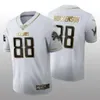 Detroit''Lions''Men 9 Matthew Stafford 11 Marvin Jones Jr 33 Johnson Custom Women Youth White 100th Golden Edition Jersey