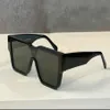 Rechteckige Clash-Sonnenbrille für Herren, schwarzes dunkelgraues Glas z1593, coole Masken-Sonnenbrille, UV-Brille mit Box229m