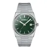 Montre pour homme 40 mm en acier intégré de luxe montres mécaniques automatiques dos montre en or vert menthe orologio haute qualité tiss T137 PRX Powermatic 80 montres-bracelets