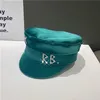 베레트 브랜드 디자이너 봄 여름 모자 여성 다이아몬드 편지 스테인 Sboy 모자 베이커 소년 모자 바이저 220920317N