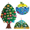 İstihbarat oyuncakları Montessori Toddler Çocuk Diy Duvar İçin Noel Ağacı Hissetti Noel Keçe Ağaç Süsleri Puzzle Oyunları Çocuklar İçin Eğitim Oyuncakları 231208
