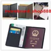 Couverture de passeport de haute qualité de haute qualité Luxur Credt Carte Hommes Business Travel Travel Passeport Hobe de portefeuille pour passeports Car2987