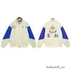 Rhude 디자이너 야구 재킷 코트 코트 남성 힙합 커플 트렌치 여성 Rhudes 패션 대표팀 재킷 의류 패션 코트 715 399