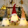 Jouets lumineux en peluche Gnome de noël, décorations de maison, nouvel an, jouet scintillant, ornements de noël, cadeaux pour enfants 276Q BJ