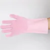 Paire de gants en Silicone avec brosse, sécurité réutilisable, gant de lavage de la vaisselle, gants résistants à la chaleur, outil de nettoyage de cuisine