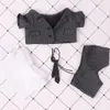 Doll Accessories 15CM Doll Clothes Suit Western-style Clothes White Black Pink Coat Shirt Pants Mini Tie Set For EXO Idol Dolls Accessories Toys 231208