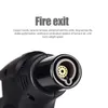 Transparent Body Design High Jet Flame Butane No Gas Refillable Adjustable Torch Lighter Ignition Tool