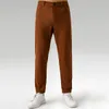 Adatto da uomo classico a 5 tasche Abito pantaloni cotone a medio risalto per pennoni casual sudore casual sudore di golf traspiranti