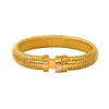 INS-Stil-Armband, Titanstahl, plattiert, 18 Karat Gold, Persönlichkeit, Mode, europäischer und amerikanischer geometrischer Designsinn, Damen-Handschmuck, Geschenke