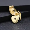 Pins Brosches Gem's Ballet 1.05CT Natural Garnet Gold Butterfly Brosch Pendant For Women 925 Sterling Silver Gemstone Animal Broschych Jewelry 231208