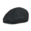 sboy hats sboy voboom wielki rozmiar czarny bawełniany płaska czapka beret boina cabbie kierowca golf mężczyźni kobiety 8 Panel Elastic Band Duckbill Ivy 32304E