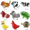 Walk Pet Animal Helium Balloon Aluminum Foil Balloon Automatic Seal Kid Balloon Toy Gift Christmas Wedding Birthday Party Supplies LL